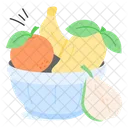 Canasta de frutas  Icono