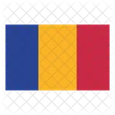 Chad Bandera Del Pais Bandera Icono