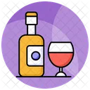 Champagne Wine Alcohol Icon