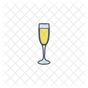 Champagne Flute Icône