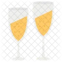 Champagnerglas  Symbol