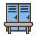 Locker Locker Room Furniture Icon