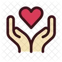 Love Heart Hands Icon