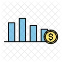 Chart Bars Digital Economy Digital Money Icon