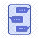 Chat Message Communication Icon