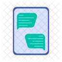 Chat Message Communication Icon