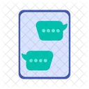 Chat Message Communication Icon