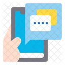 Chat App Smartphone Symbol