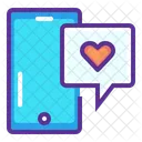 Chat Love Message Icon