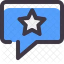 Chat Comment Star Icon