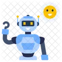 Chatting Robot Talking Robot Chat Robot Icon