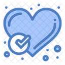 Check Heart  Icon