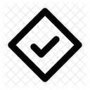 Check Rhombus Ui User Interface Icon