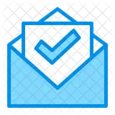 Checked Mail Message Icon