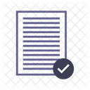 Checked File Checklist File Icon