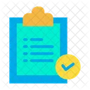 Verified Clipboard Approve Document Verified Document Icon