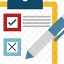 Checklist Pen Shopping List Icon