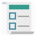 Checklist Shopping List Memo Icon