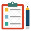 Checklist Pen Shopping List Icon