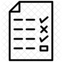 Checklist Table List Icon