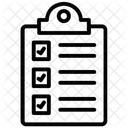 Checklist List Schedule Icon