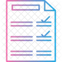 Checklist Document File Icon