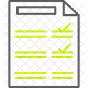 Checklist Document File Icon
