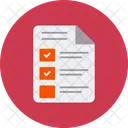 Checklist Document File Icon