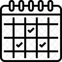 Checklist List Calendar Icon