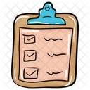 Checklist Tracklist Shopping List Icon