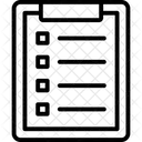 Checklist Clipboard List Icon