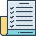 Checklist Preparation Disposition Icon