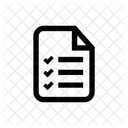Checklist Certificate Document Icon
