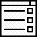 Checklist  Icon