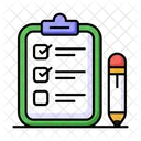 Checklist Survey Clipboard アイコン