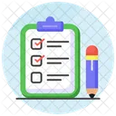 Checklist Survey Clipboard アイコン