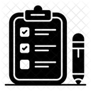 Checklist Survey Clipboard アイコン