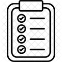 Checklist List Menu Icon