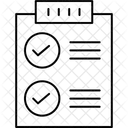 Checklist To Do List Document Icon