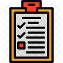 Checkmark On A To Do List  Icon