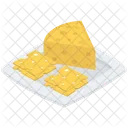 Cheddar Cheese Vector  Icon