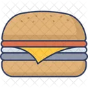 Cheeseburger Kase Burger Symbol