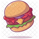 Cheeseburger Burger Fastfood Symbol