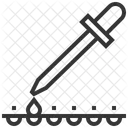 화학물질 드로퍼 도구 아이콘
