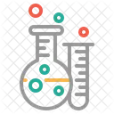 화학 플라스크 화학 아이콘