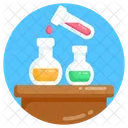 Chemical Experiment Chemical Reaction Chemical Flasks アイコン