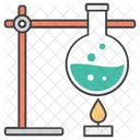 Chemisches Experiment Labortest Chemische Reaktion Symbol