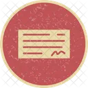 Cheque  Icon