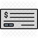 Cheque  Icon