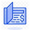 Cheque Book  Icon